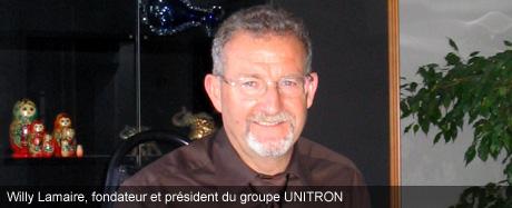 Willy Lamaire, fondateur et président du groupe UNITRON