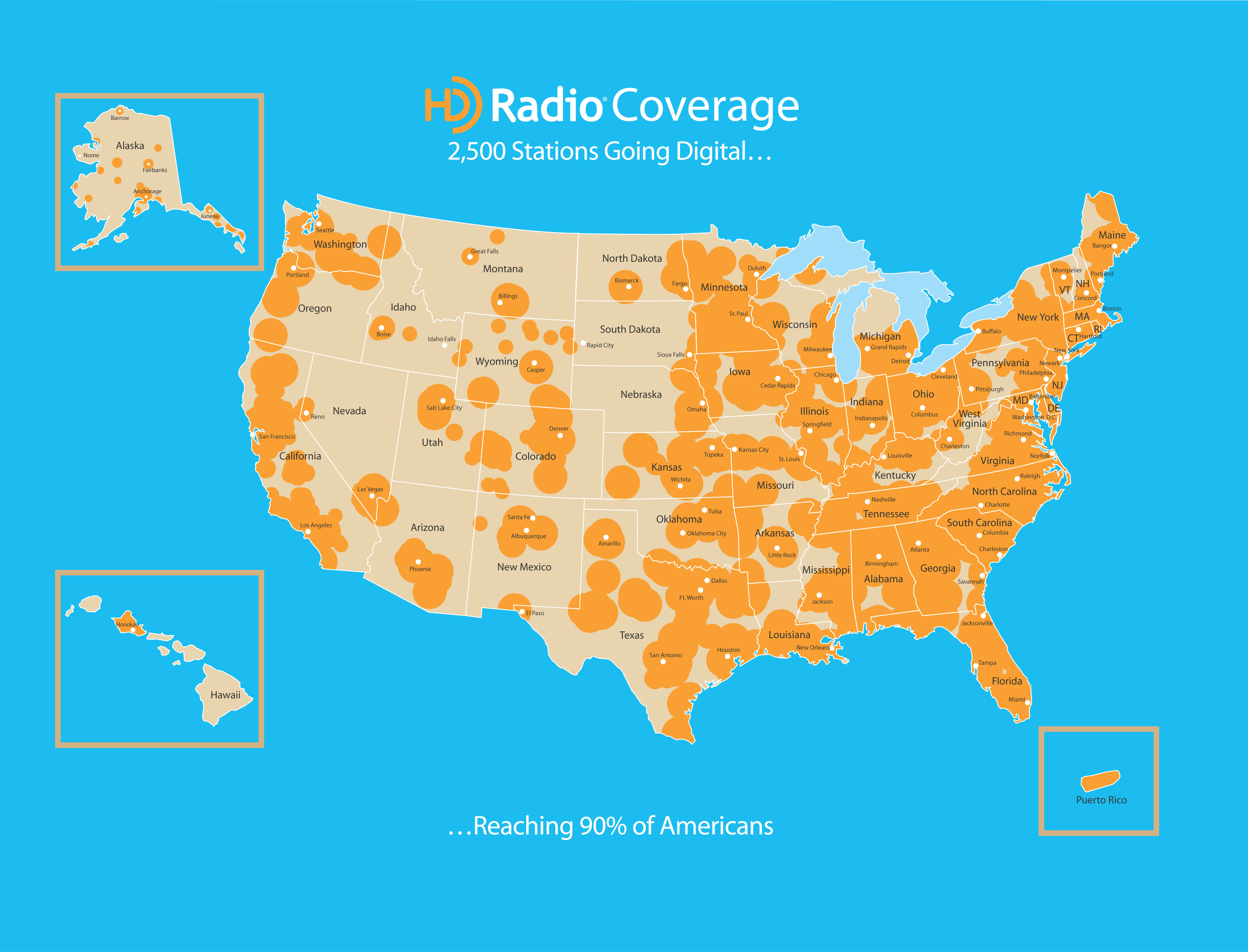 Aux USA, Ford offre la radio HD dans sa gamme 2010