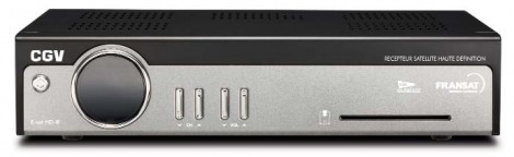 Décodeur Satellite HD CGV E-Sat HD-W4 Avec Carte FRANSAT - Réception TNT HD Par Satellite, Connectique Péritel/HDMI