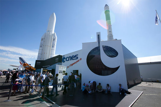 Pavillon du CNES au Bourget