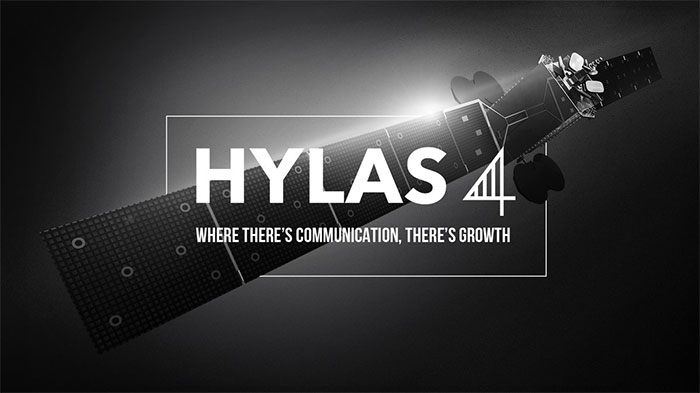 Satelit Hylas 4 na orbitalnoj stazi Hylas-4-logo