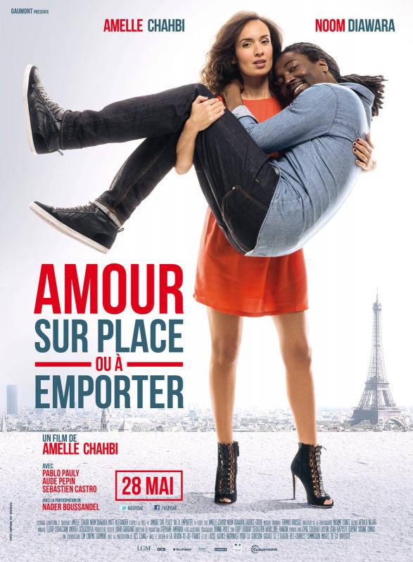 Amour sur place ou à emporter - Affiche