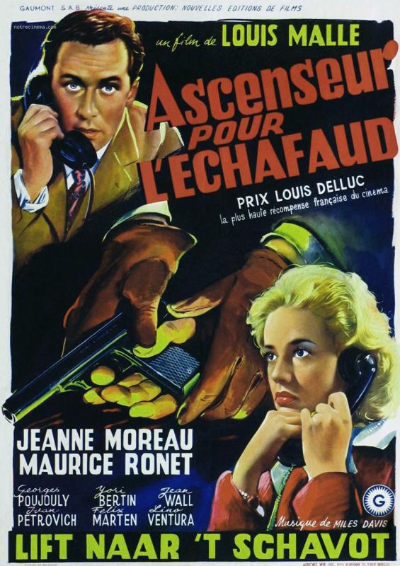 Ascenseur pour l'échafaud - Affiche