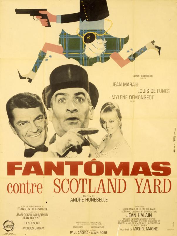 Fantômas contre Scotland Yard - Affiche