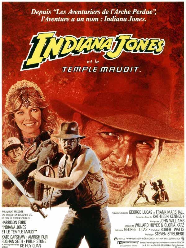 Indiana Jones et le temple maudit - Affiche