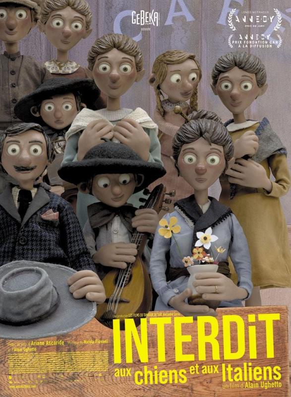 Interdit aux chiens et aux Italiens - Affiche