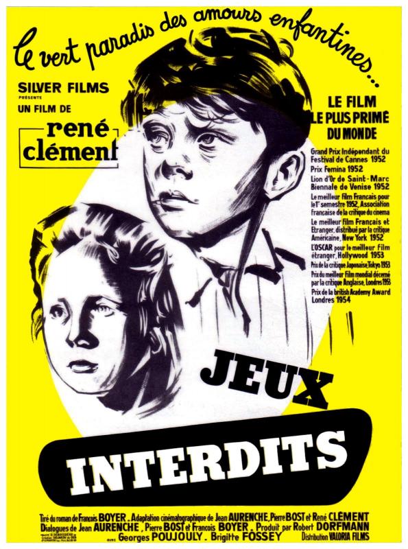 Jeux interdits - Affiche