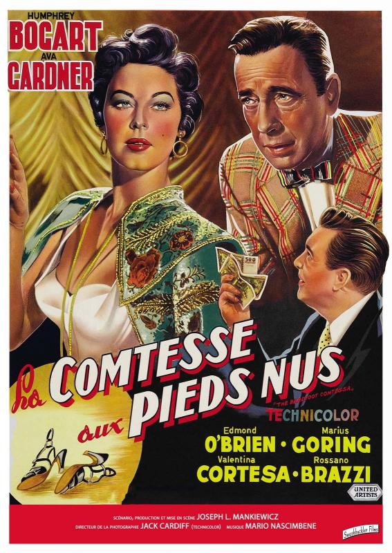 La comtesse aux pieds nus - Affiche