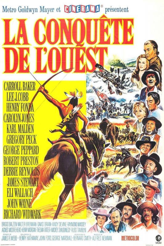 La conquête de l'Ouest - Affiche