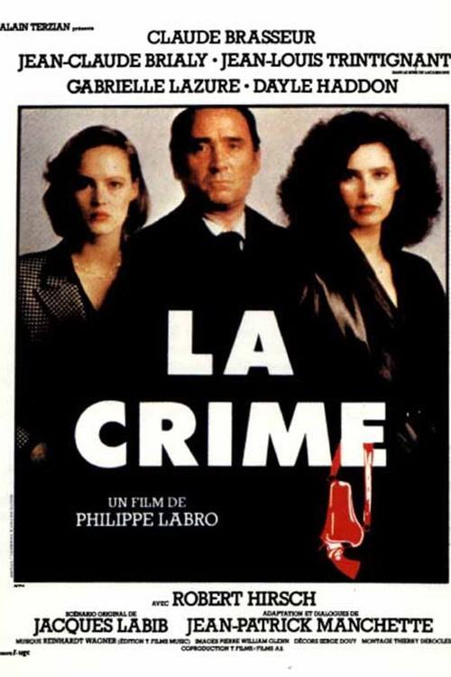 La crime - Affiche
