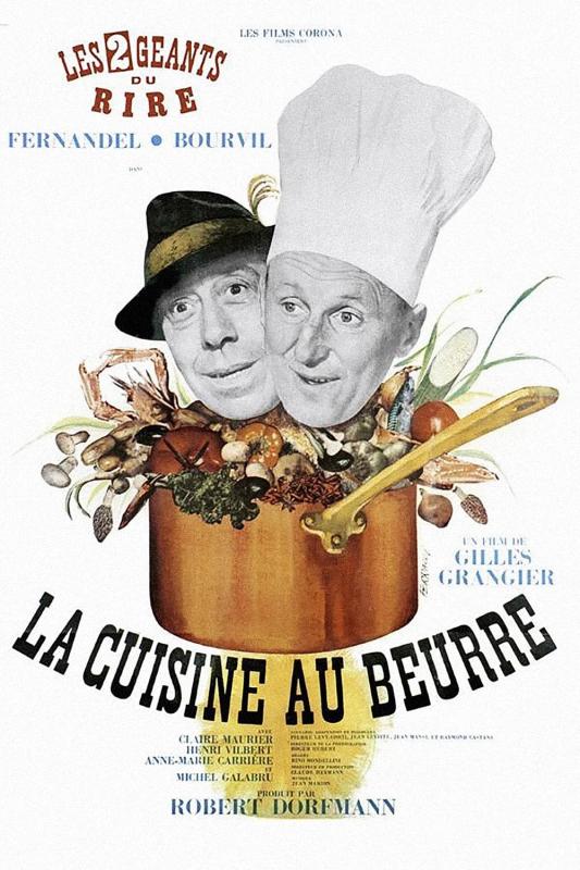 La cuisine au beurre - Affiche