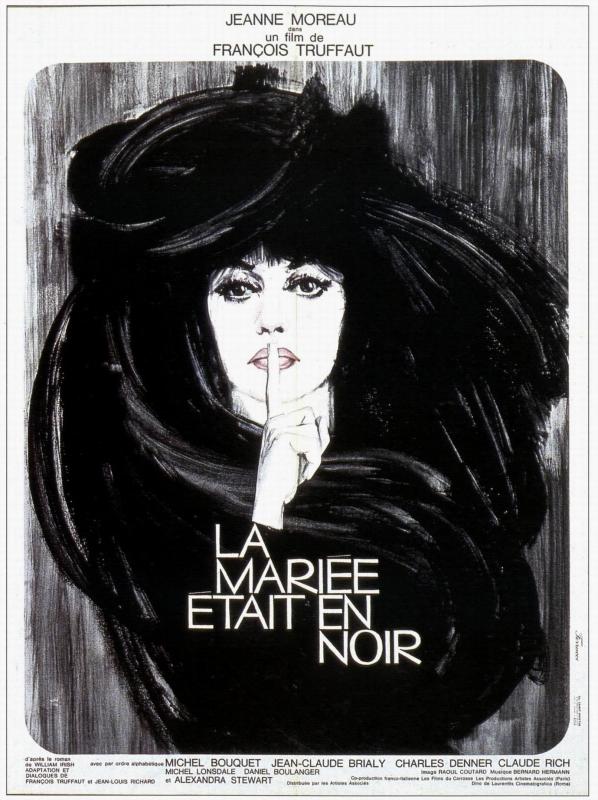 La mariée était en noir - Affiche