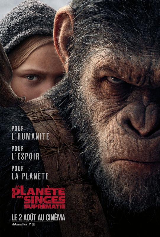 La planète des singes - Suprématie - Affiche