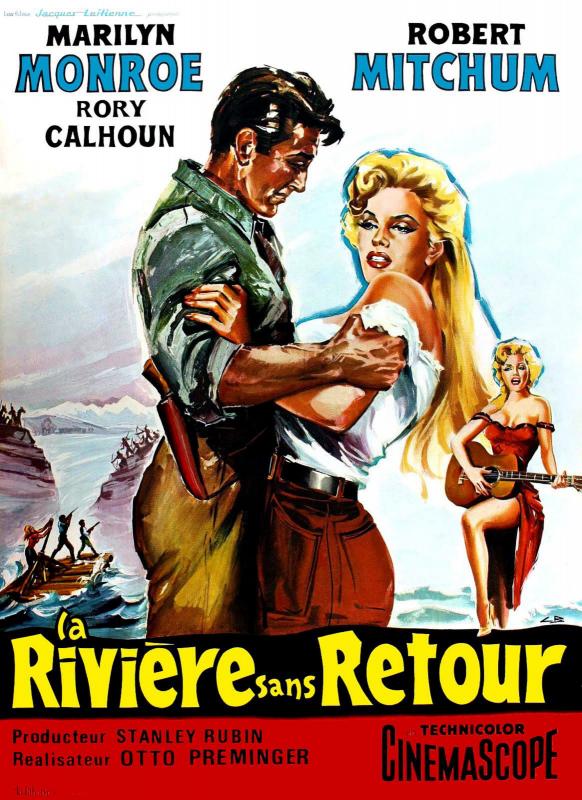La rivière sans retour - Affiche