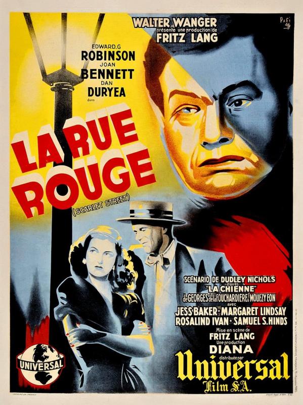 La rue rouge - Affiche