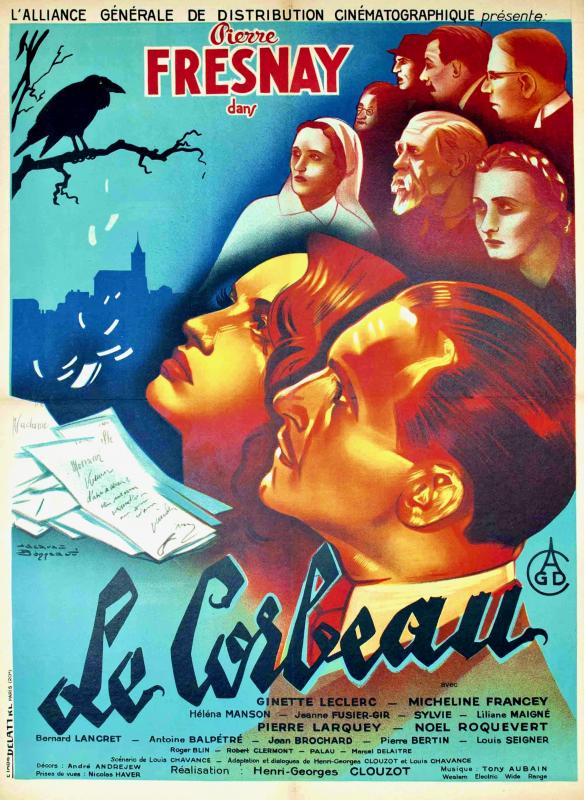 Le corbeau - Affiche