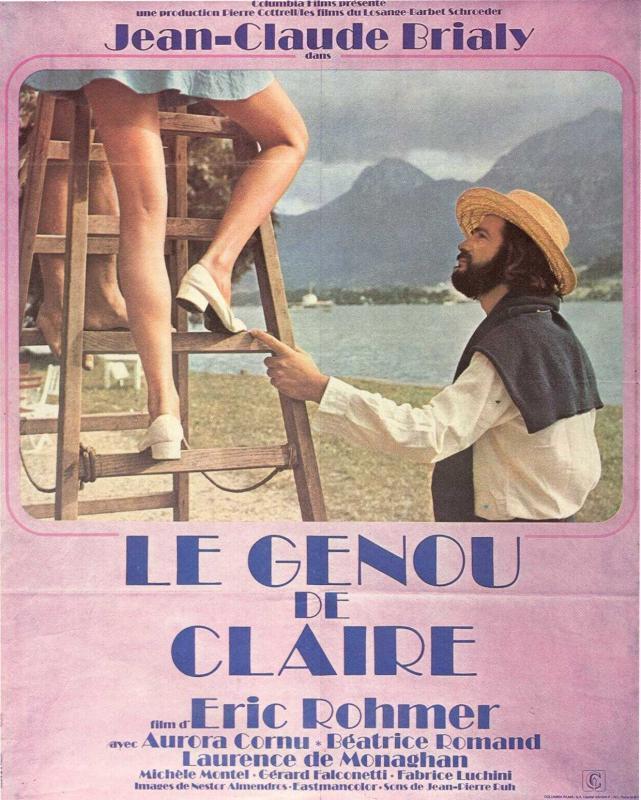 Le genou de Claire - Affiche
