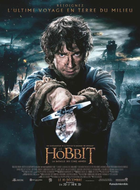 Le Hobbit : la bataille des cinq armées - Affiche