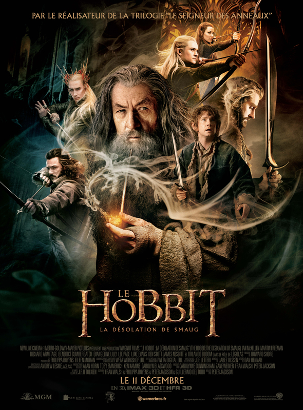 Le Hobbit : la désolation de Smaug - Affiche