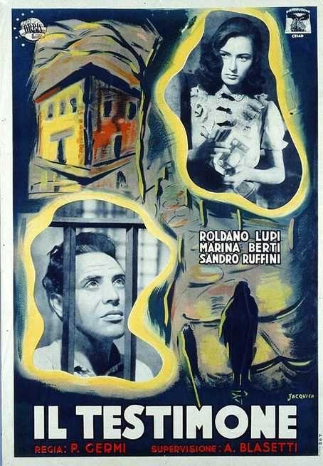 Le témoin - Affiche