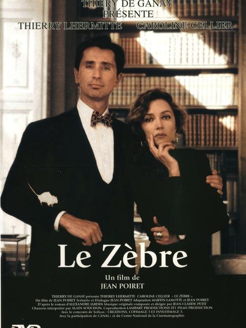 Le zèbre - Affiche