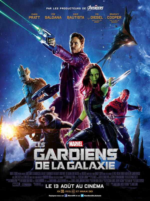 Les gardiens de la galaxie - Affiche