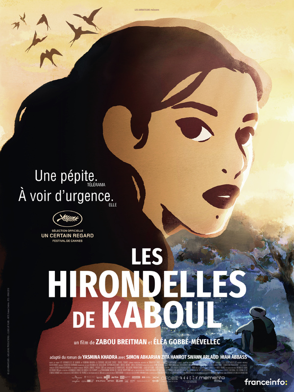 Les hirondelles de Kaboul - Affiche