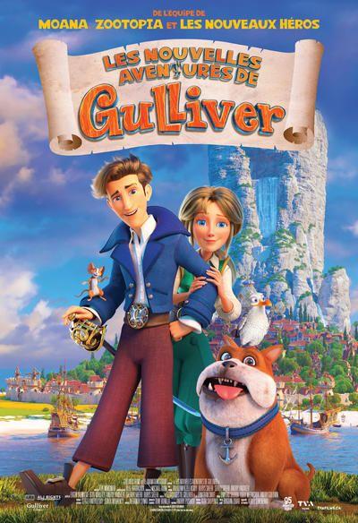 Les nouvelles aventures de Gulliver - Affiche
