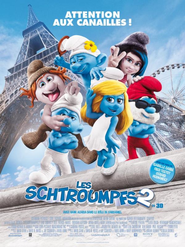 Les Schtroumpfs 2 - Affiche
