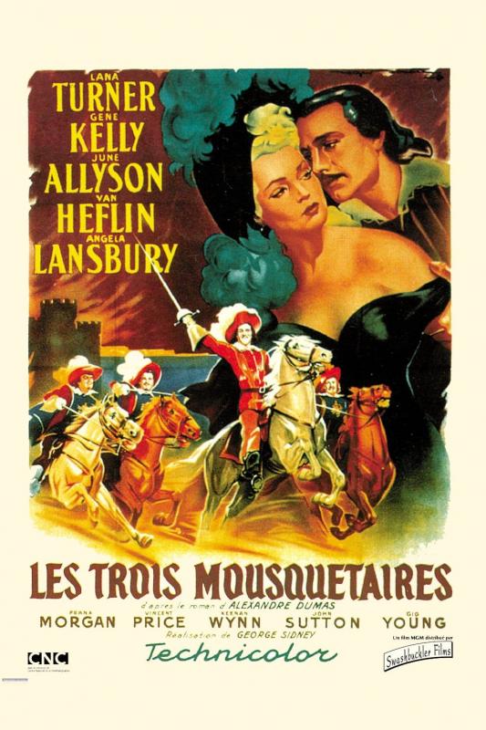 Les trois mousquetaires - Affiche
