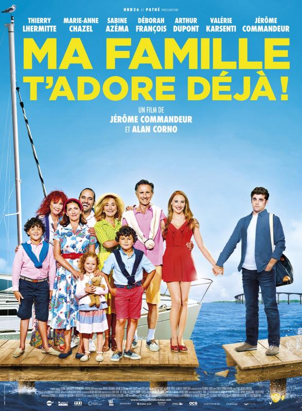 Ma famille t'adore déjà - Affiche