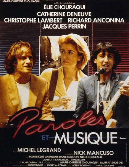 Paroles et musique - Affiche