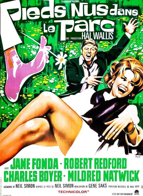 Pieds nus dans le parc - Affiche