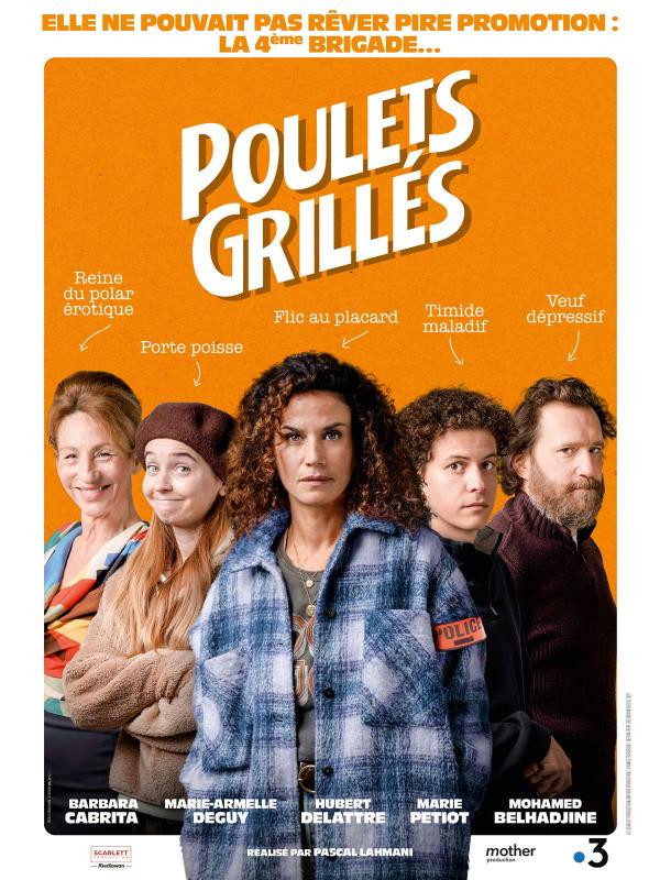 Poulets grillés - Affiche