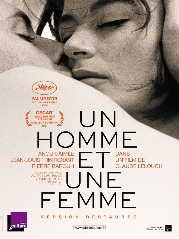 Un homme et une femme - Affiche