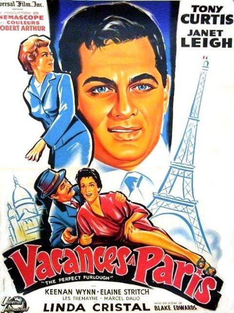 Vacances à Paris - Affiche
