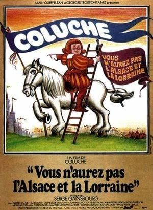 Vous n'aurez pas l'Alsace et la Lorraine - Affiche